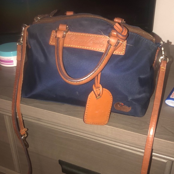 Dooney & Bourke new long/short strap navy blu mini - Picture 1 of 8